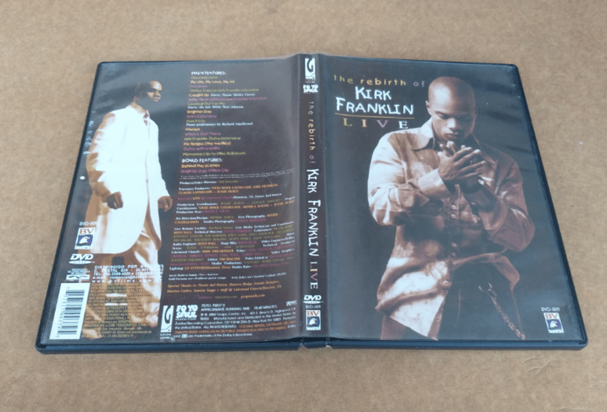 Kirk Franklin - The Rebirth Of Kirk Franklin Live Dvd | Item de Música