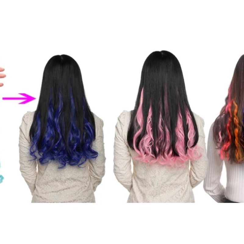 Aplique Mechas Tic Tac Coloridas Cosplay Fantasia Equestria Girls