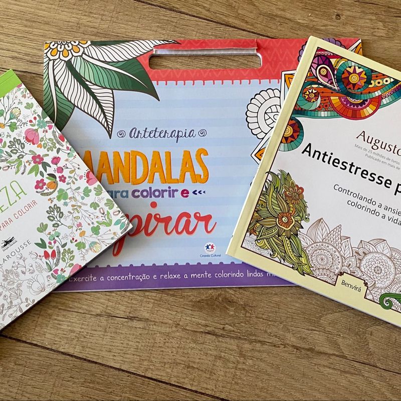 Kit Arteterapia - Mandalas para colorir - 4 livros