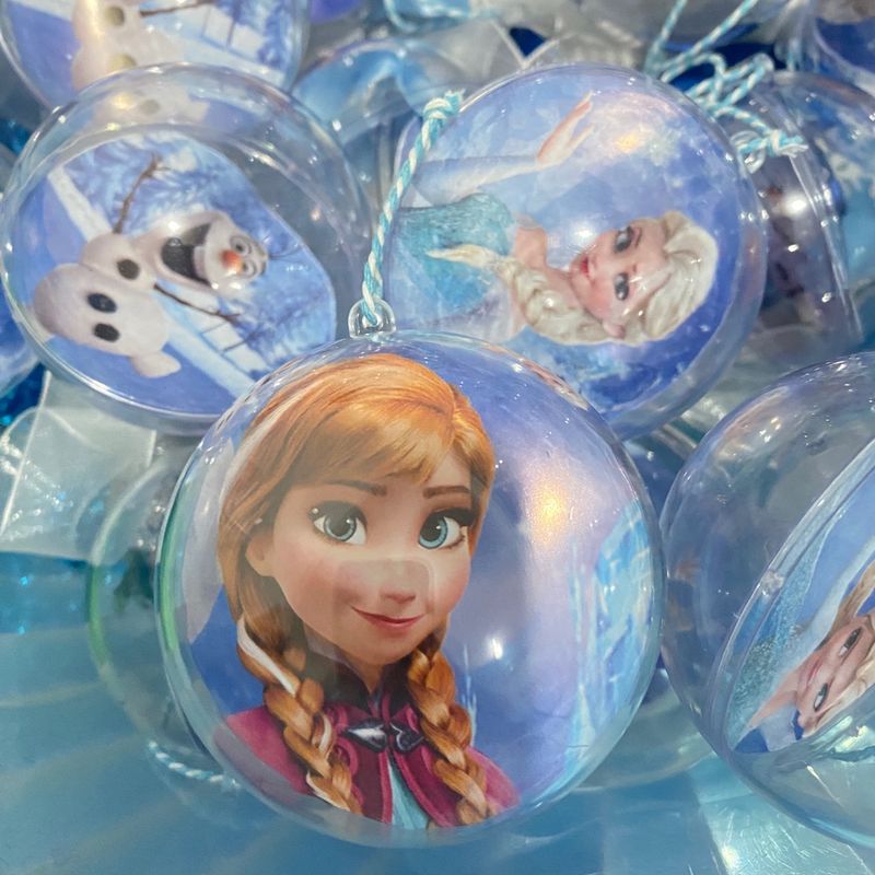 Bola de Natal Frozen e Olaf