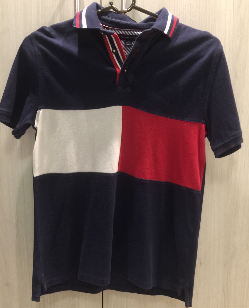 camisa infantil masculina tommy hilfiger