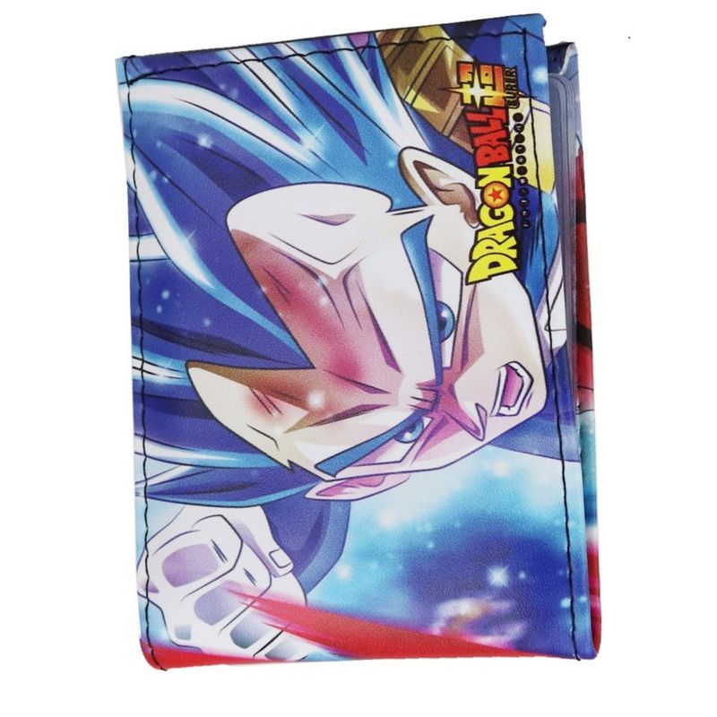 Carteira curta para jovens homens e mulheres Anime Dragon Ball Z Carteira  curta de estudantes de desenho animado japonês Comics Bolsa, Color J,  Medium 