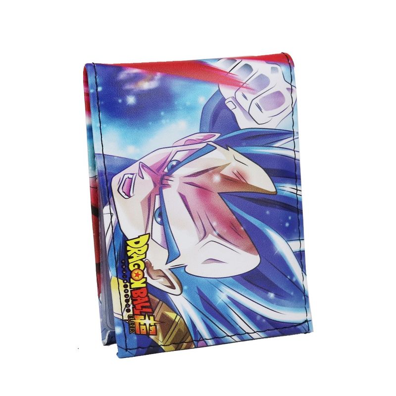 Carteira curta para jovens homens e mulheres Anime Dragon Ball Z Carteira  curta de estudantes de desenho animado japonês Comics Bolsa, Color J,  Medium 