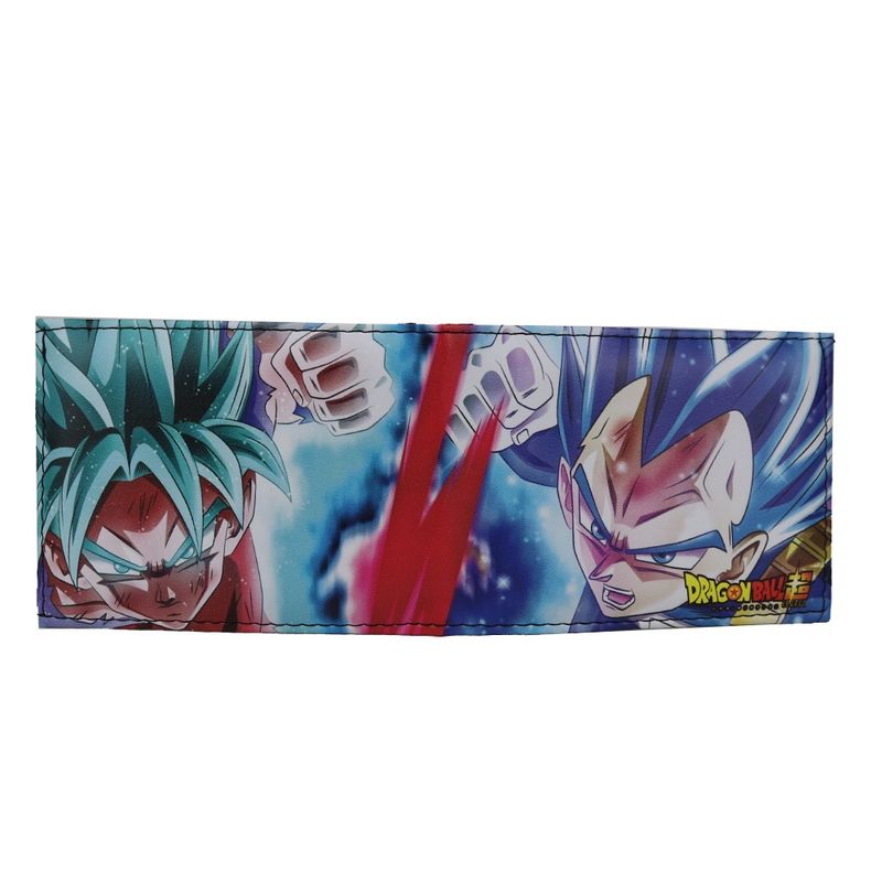 Carteira curta para jovens homens e mulheres Anime Dragon Ball Z Carteira  curta de estudantes de desenho animado japonês Comics Bolsa, Color J,  Medium 