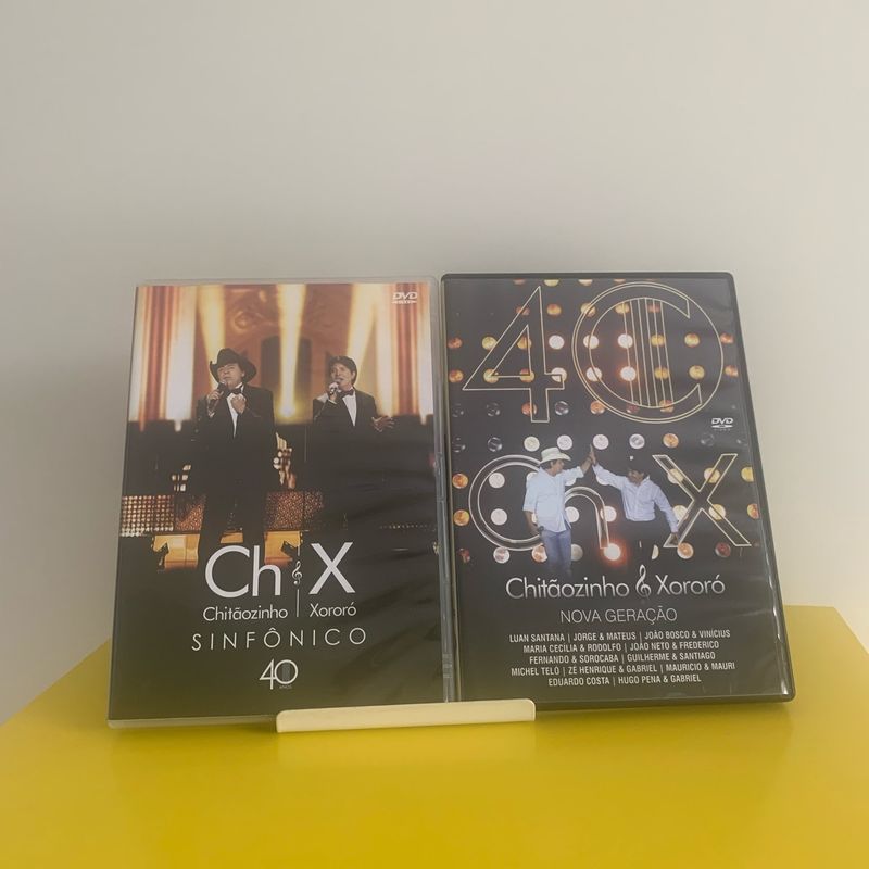 Kit 2 Dvds de Chitãozinho e Xororó | Ch & X Usado 95526815 | enjoei