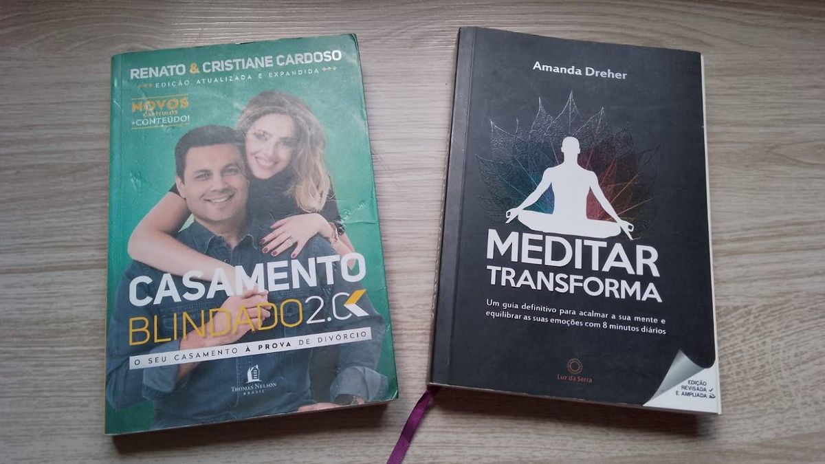 Kit 2 Livros - Casamento Blindado - Meditar Transforma | Livro Thomas ...