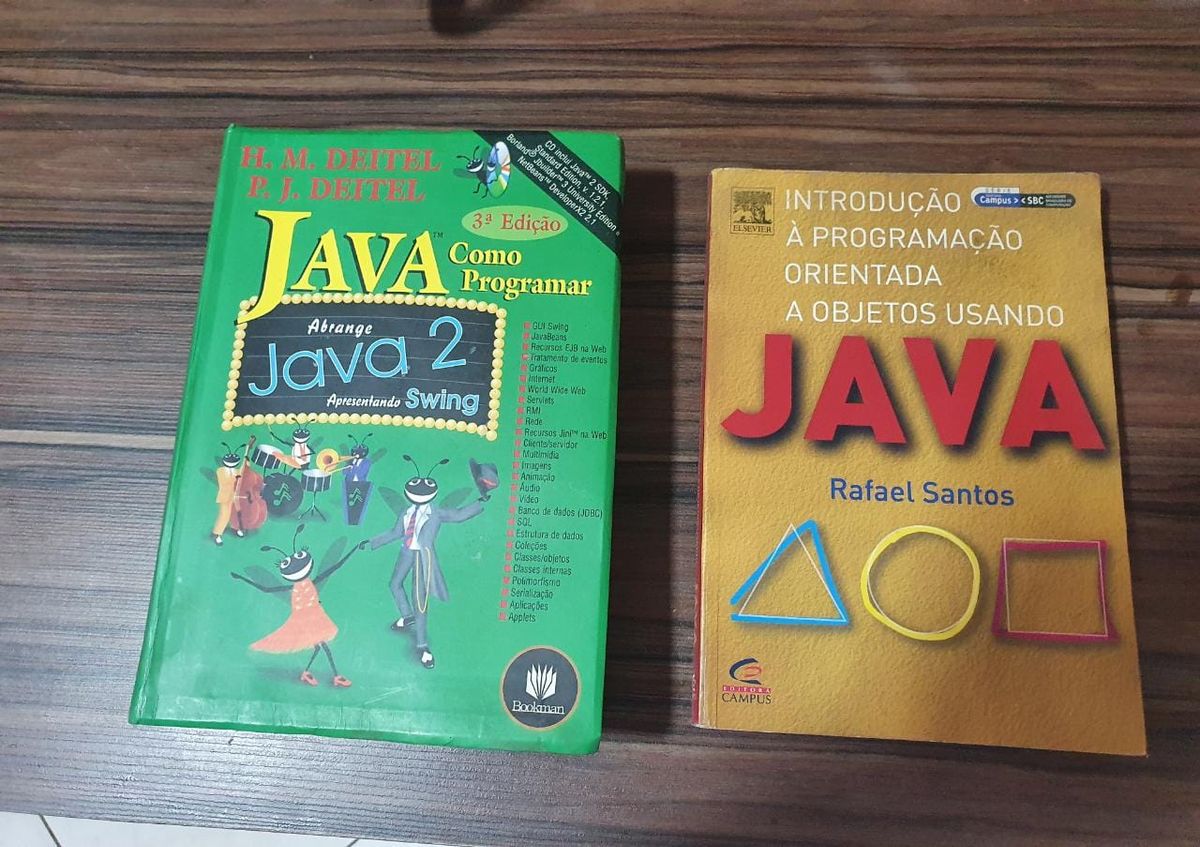 Kit 2 Livros - Java Como Programar 2 Edicação Inclui Swing / Java ...