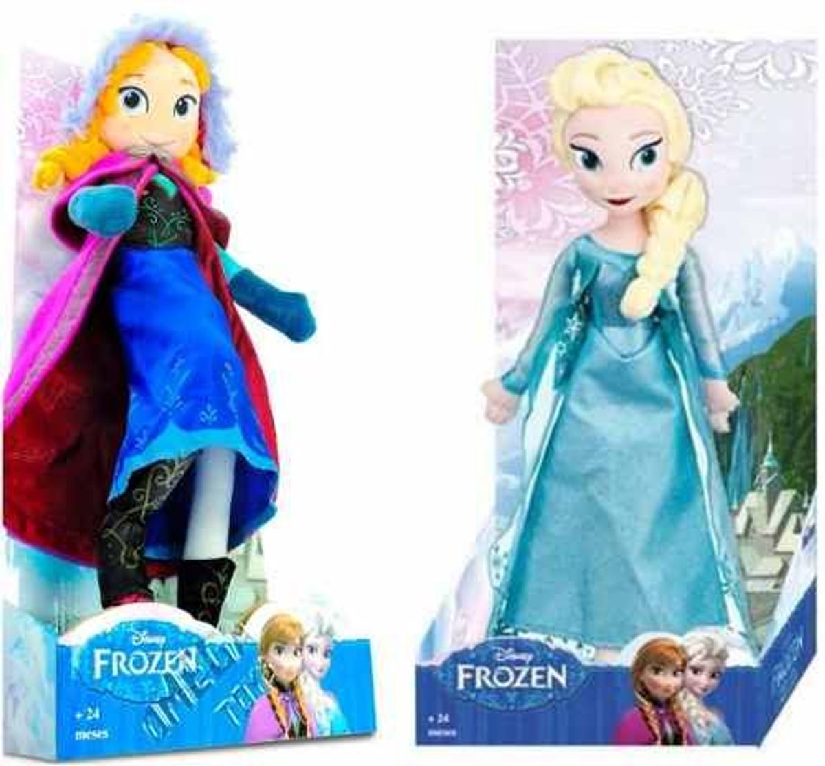 Boneca De Pelúcia - Frozen - Anna - 50cm - Long Jump