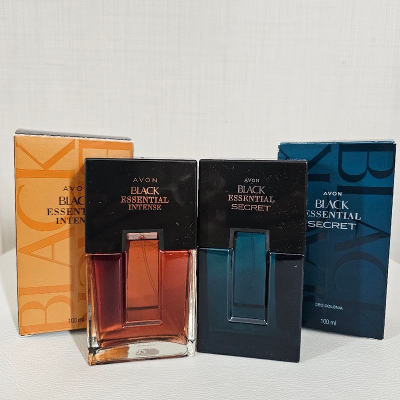 Kit 2 Perfumes Black Essential  Perfume Masculino Avon Usado