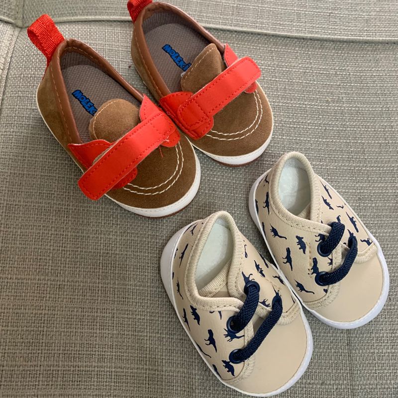 Kit 2 Sapatos para Rec m Nascido Cal ado Infantil para Beb