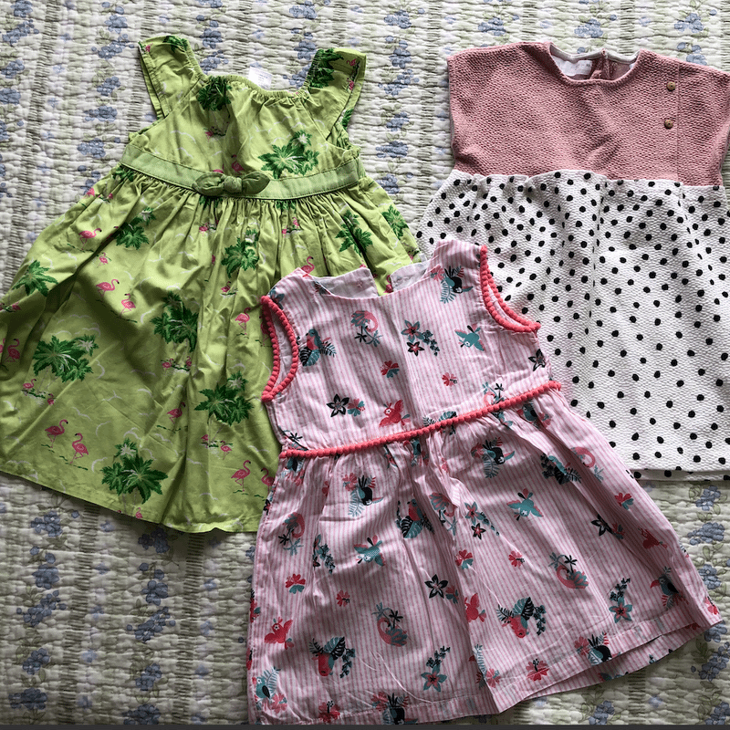 Kit 2 Vestidos - Zara Tip Top, Roupa Infantil para Menina Zara Usado  91202838