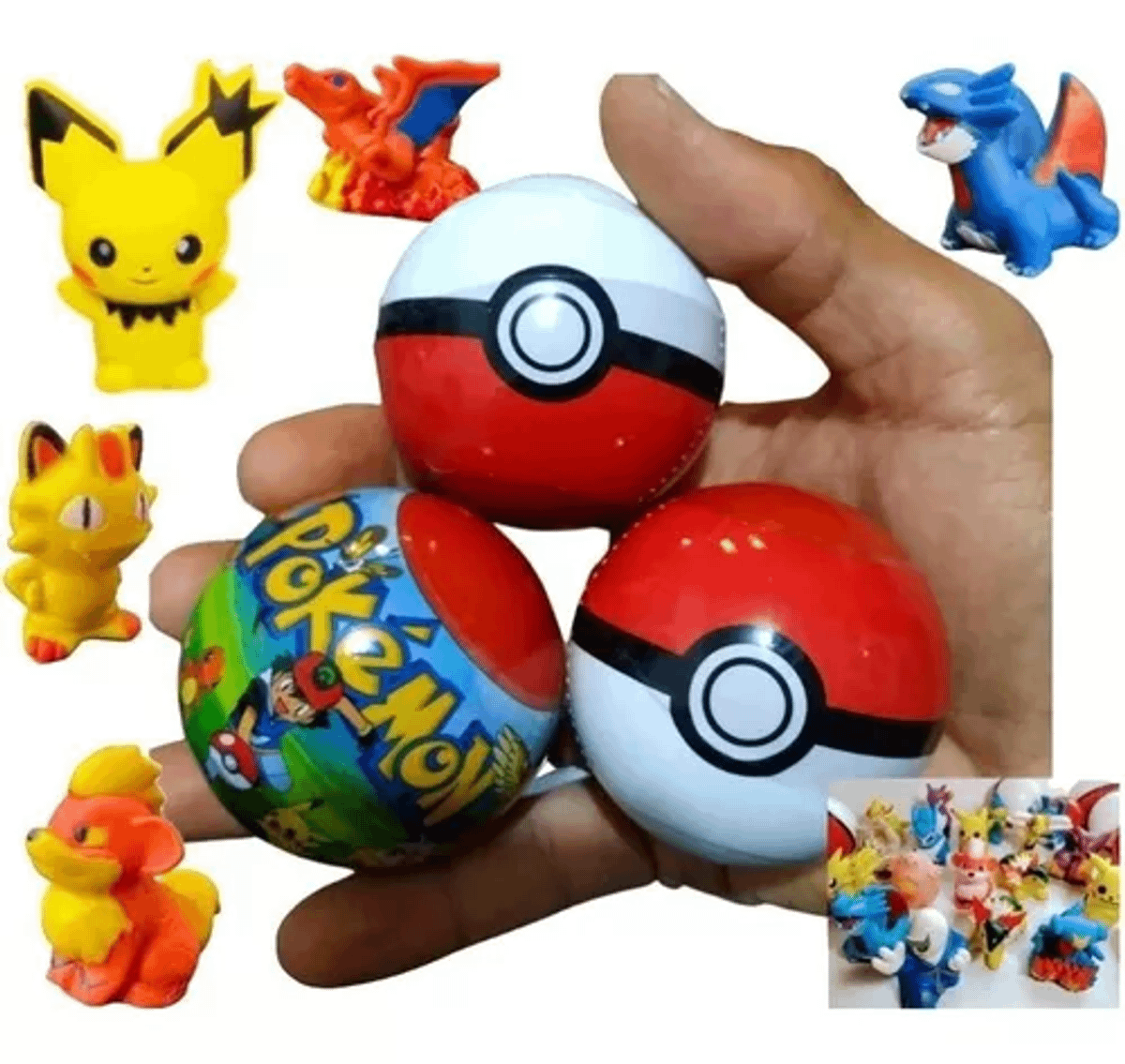 Kit 20 Pokebolas Pokemons + 20 Miniaturas 5cm Brinquedo Colecionável  Presente - amazing - Colecionáveis - Magazine Luiza