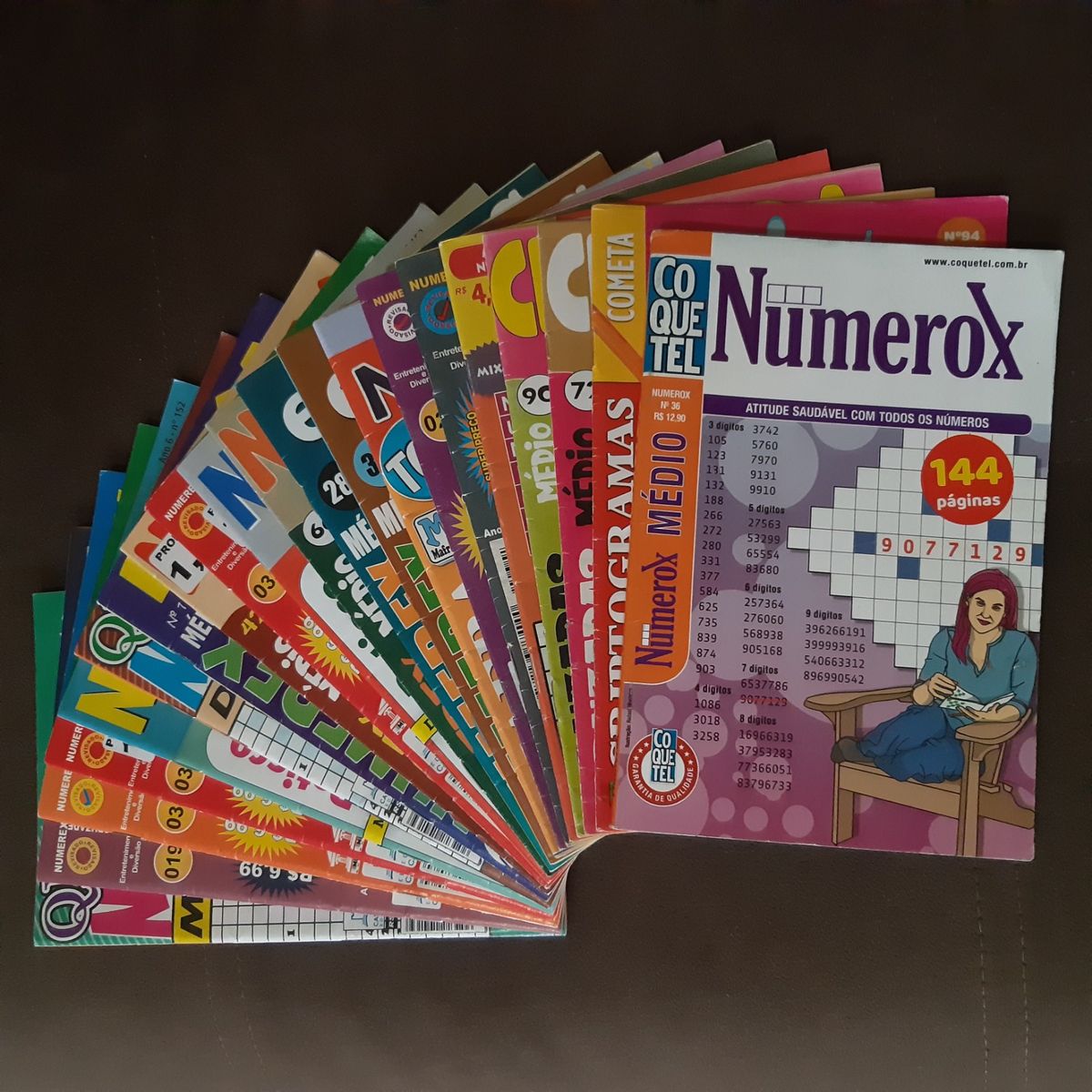 Kit: 21 Revistas (numerex, Palavras Cruzadas e Outros Passatempos ...