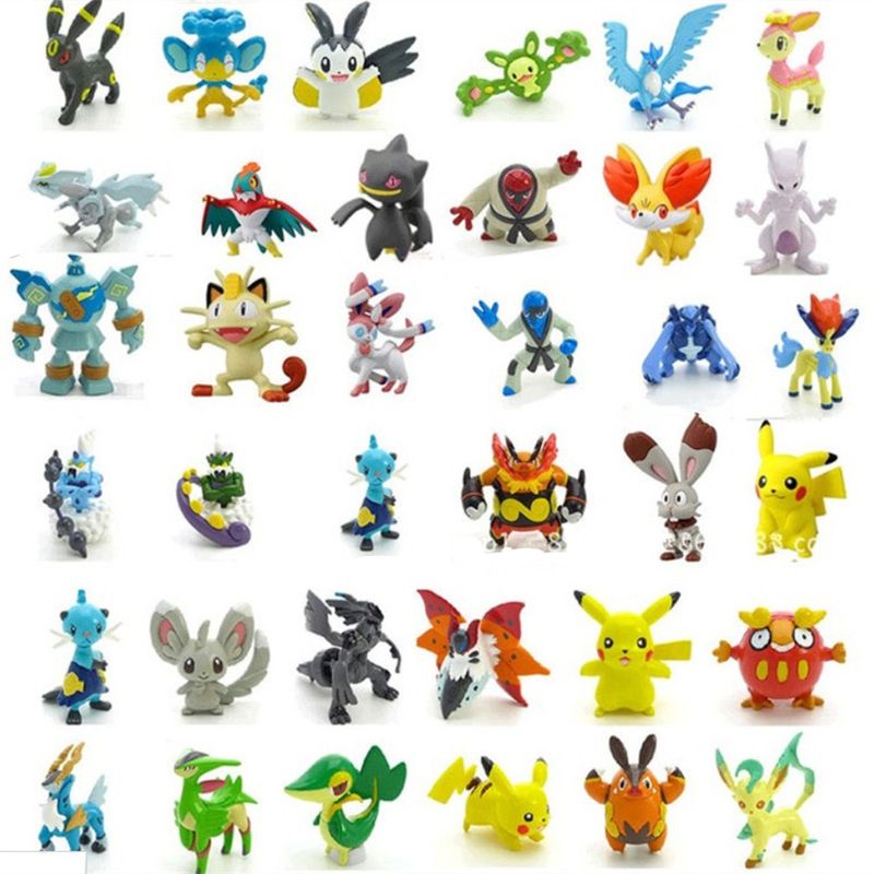 2 Miniaturas Pokémon Brinquedo Coleção Infantil Criança