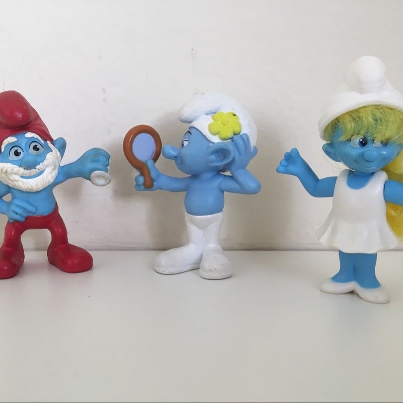 Smurfs Boneco Papai Smurf, Playtoy Brinquedos