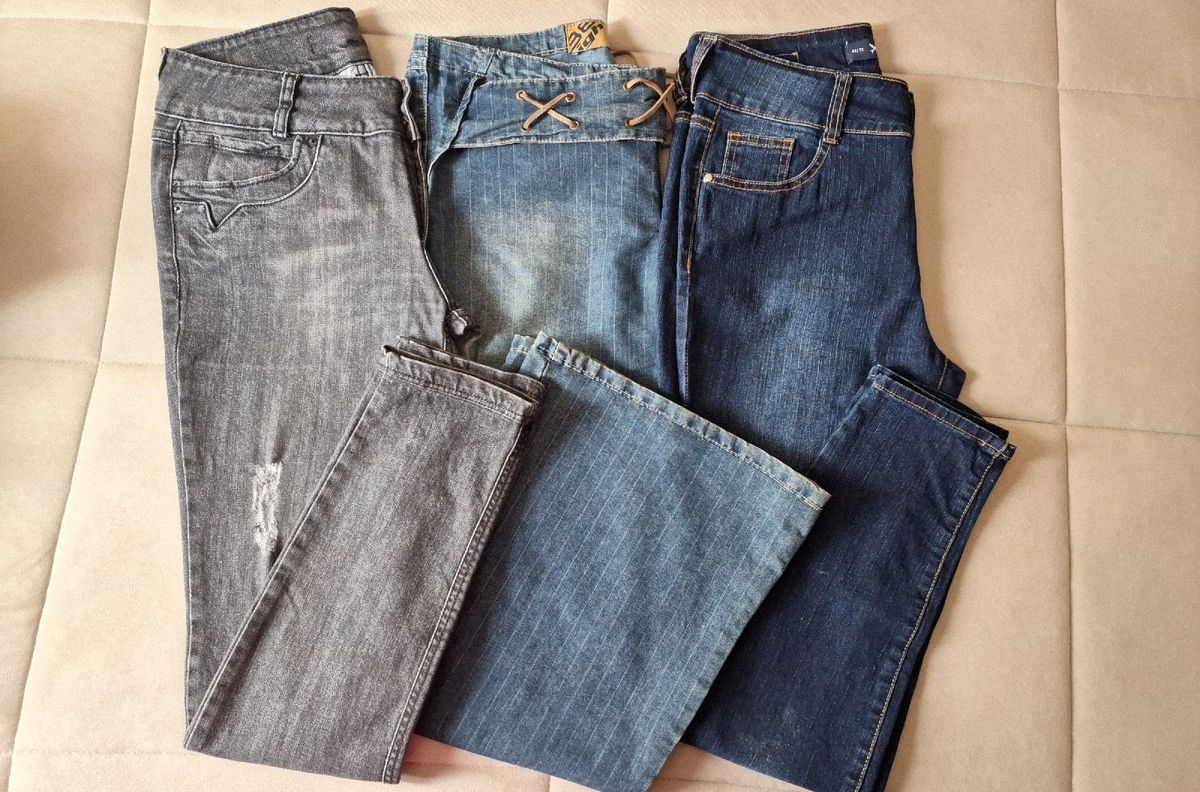 Kit Cal As Large Jeans Feminina