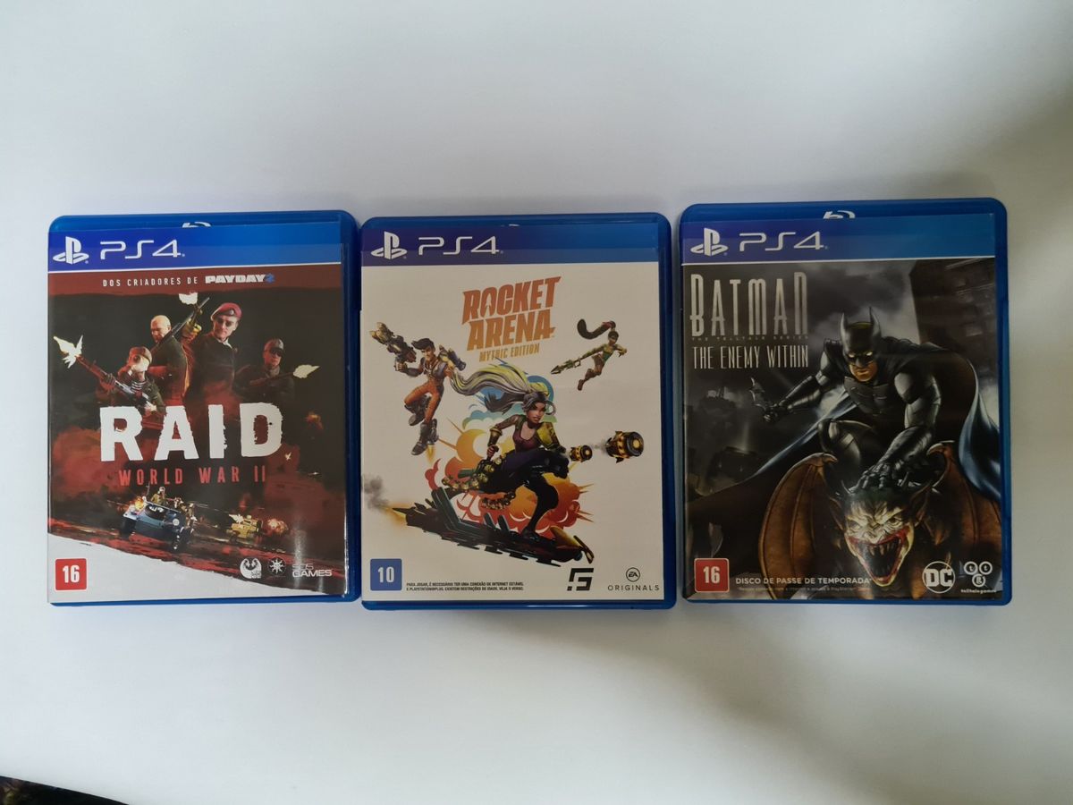 Lote 3 Jogos Ps4 Lacrados Originais Novos | Jogo de Videogame Ps4 Nunca  Usado 91419317 | enjoei