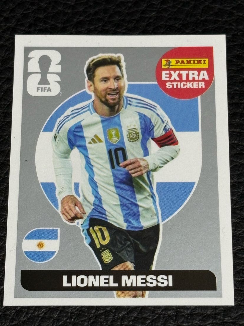 Kit 3 Messi Legend - Extra Sticker Copa 2026 | Livro Panini Nunca Usado ...