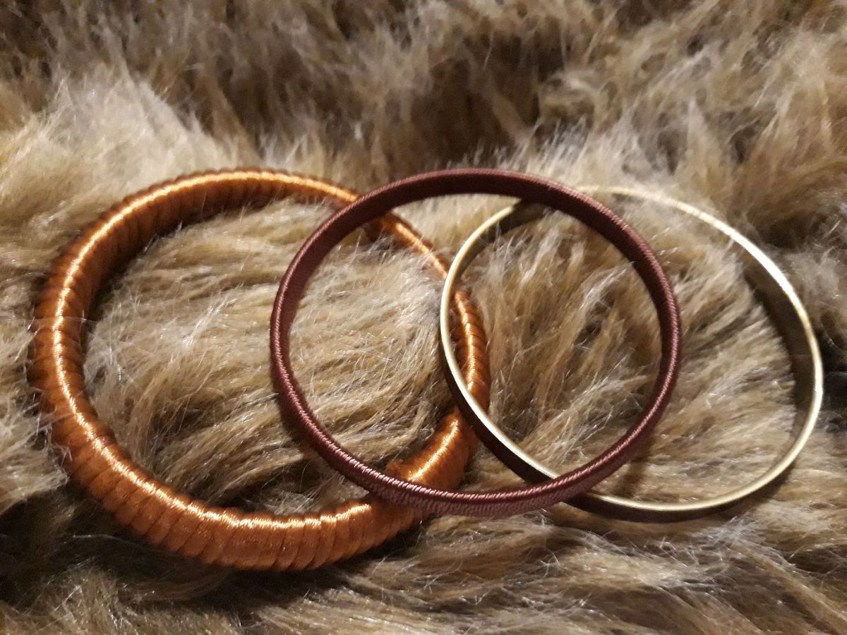 kit 3 pulseiras - bijoux sem marca