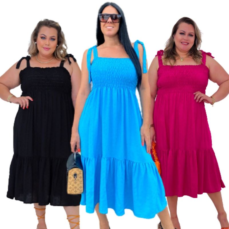 Vestido gestante 2024 plus size