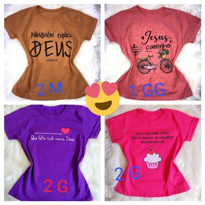 Camisas evangelicas hot sale femininas