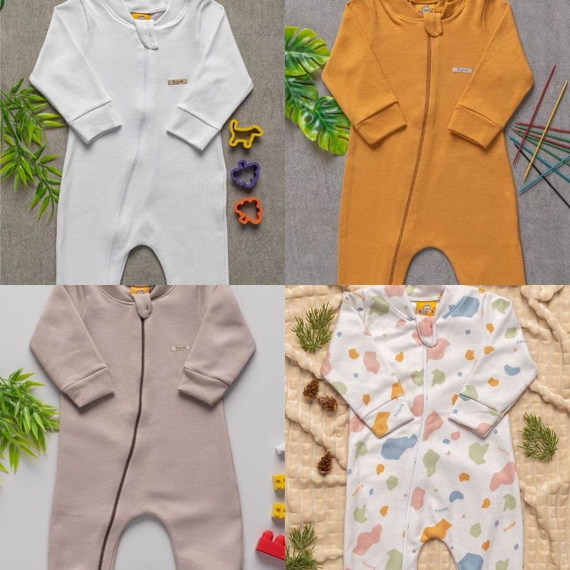 Kit 4 Macacões Manga Longa Ropek | Roupa Infantil para Bebê Ropek Usado ...