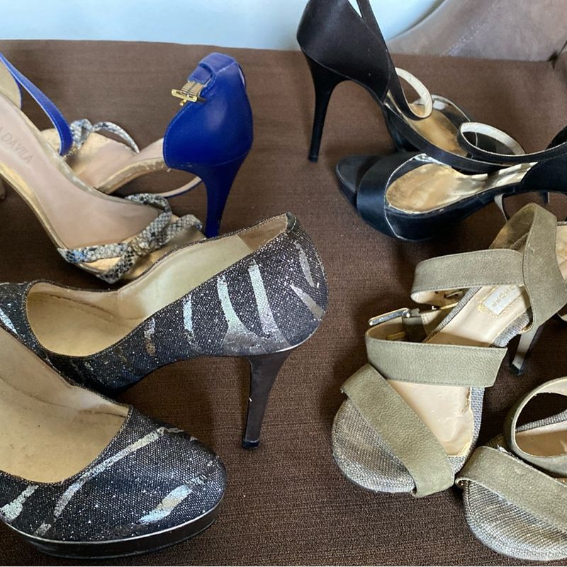 Kit Sapatos e Sandálias Tamanho 35/36 Rasteira Feminina Jorge Bischoff  Usado 109660912 enjoei