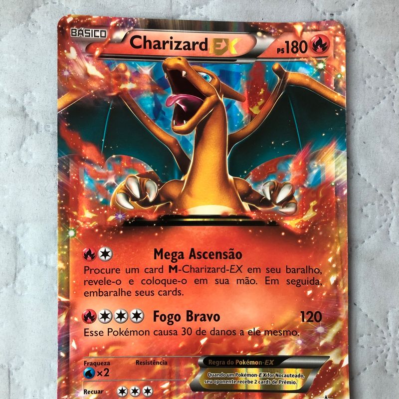 Carta Pokemon Charizard Ex | Produto Masculino Copag Nunca Usado 80153332 |  enjoei