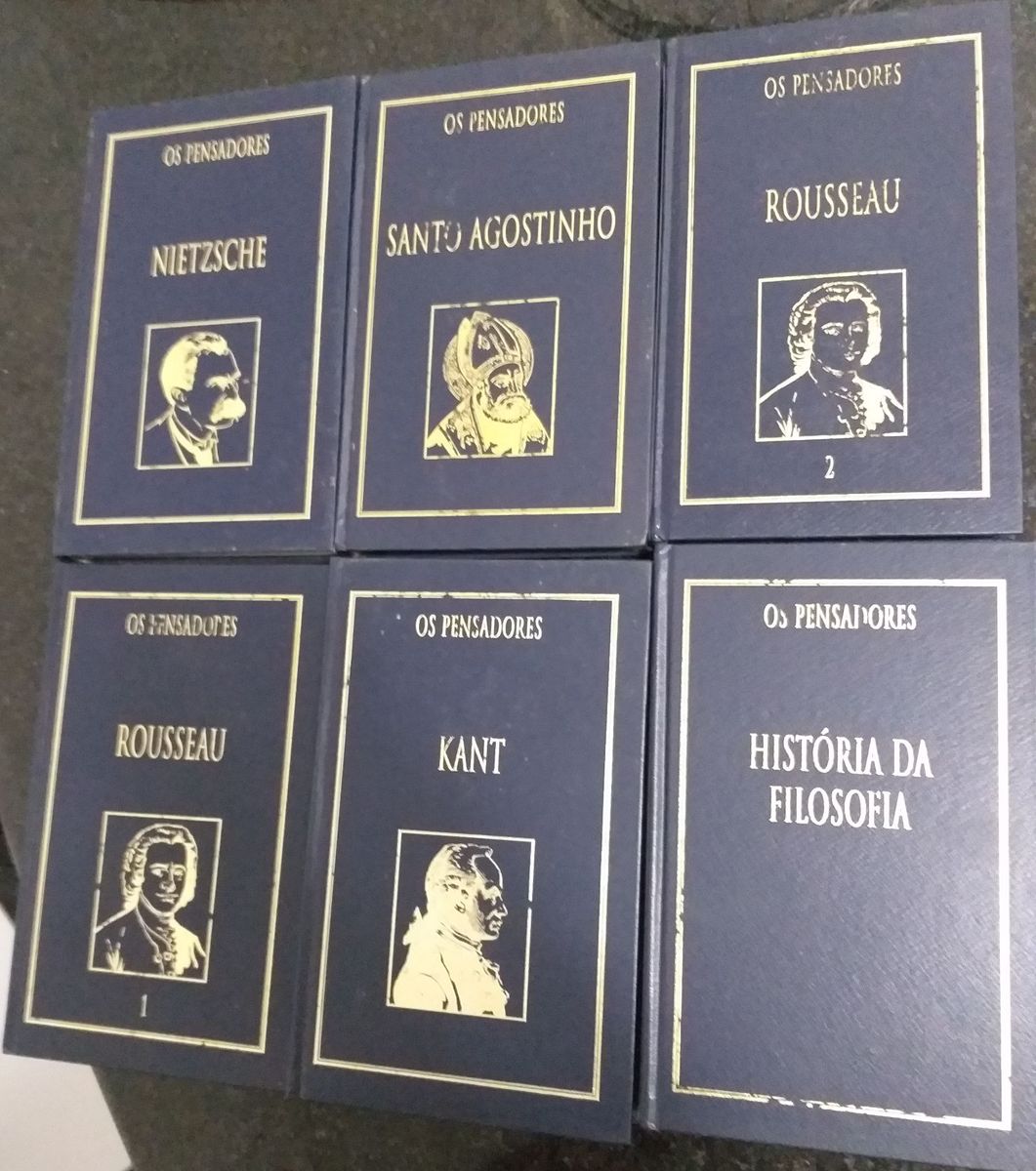 Kit 6 Livros Coleção Os Pensadores Ed Nova Cultural Promoção Livro Abril Cultural Usado 6738