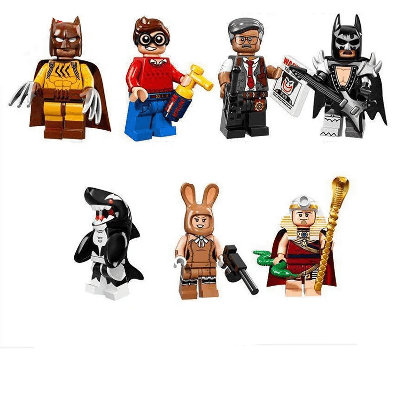 Kit Bonecos Lego Batman Coringa Dc Xman Marvel Vingadores Spiderman  Compativel Lego Similar Blocos de Montar Brinquedo para Bebês Nunca Usado 