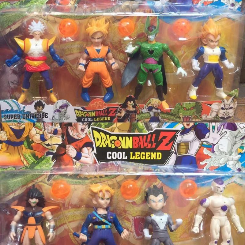 Kit C/ 8 Bonecos Dragon Ball Super Não Articulado - 18cm Collection - PO  Box 130953 - Boneco Dragon Ball - Magazine Luiza