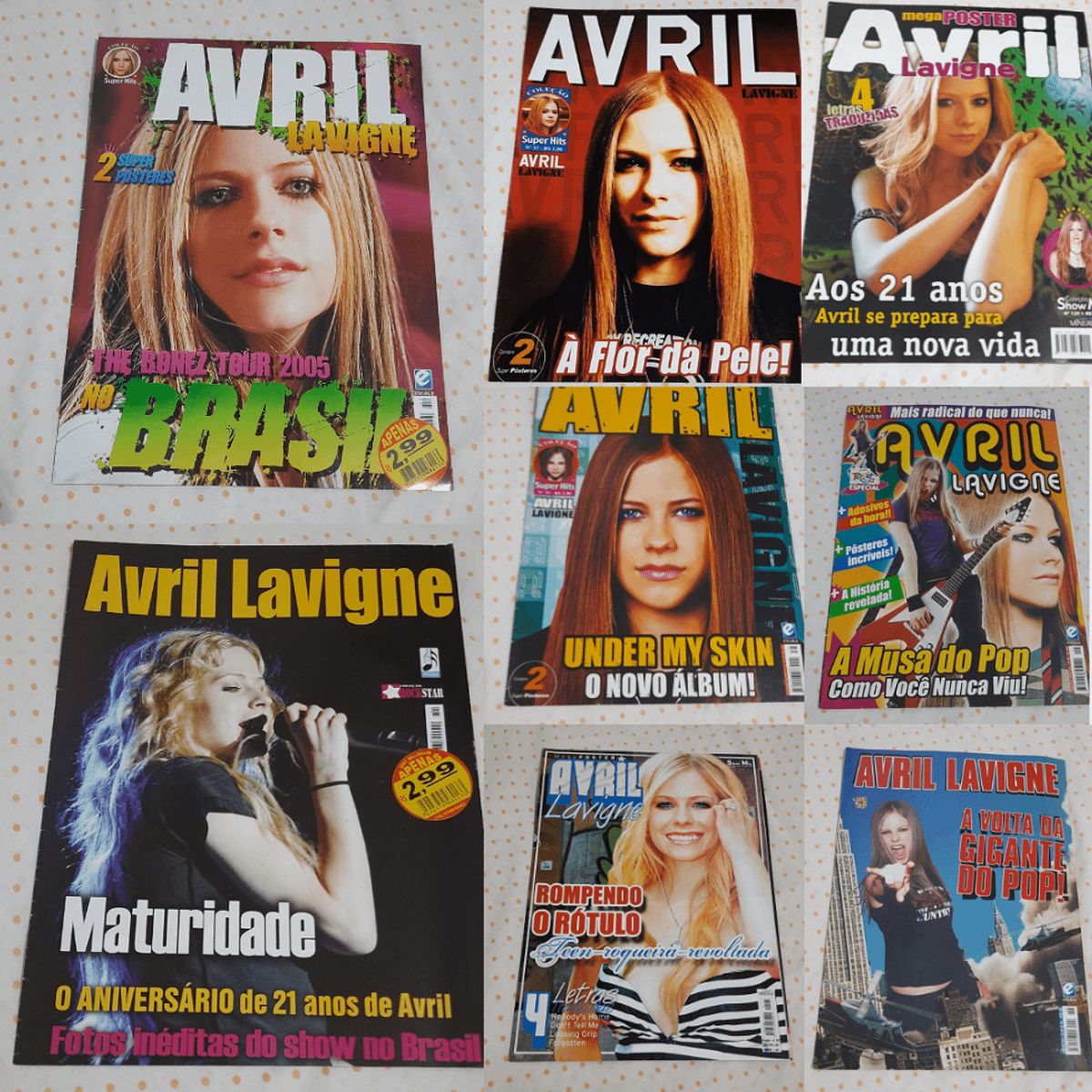 Kit 8 Revistas E Posteres Avril Lavigne Colecionáveis Livro Avril Lavigne Usado 75508987 Enjoei 6199