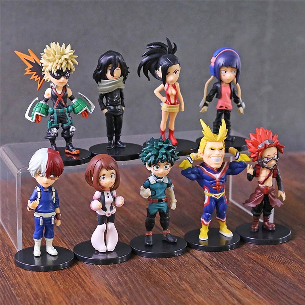 Kit 9 Peças Boku No Hero Academia Figure Action My Hero Academy Deku ...