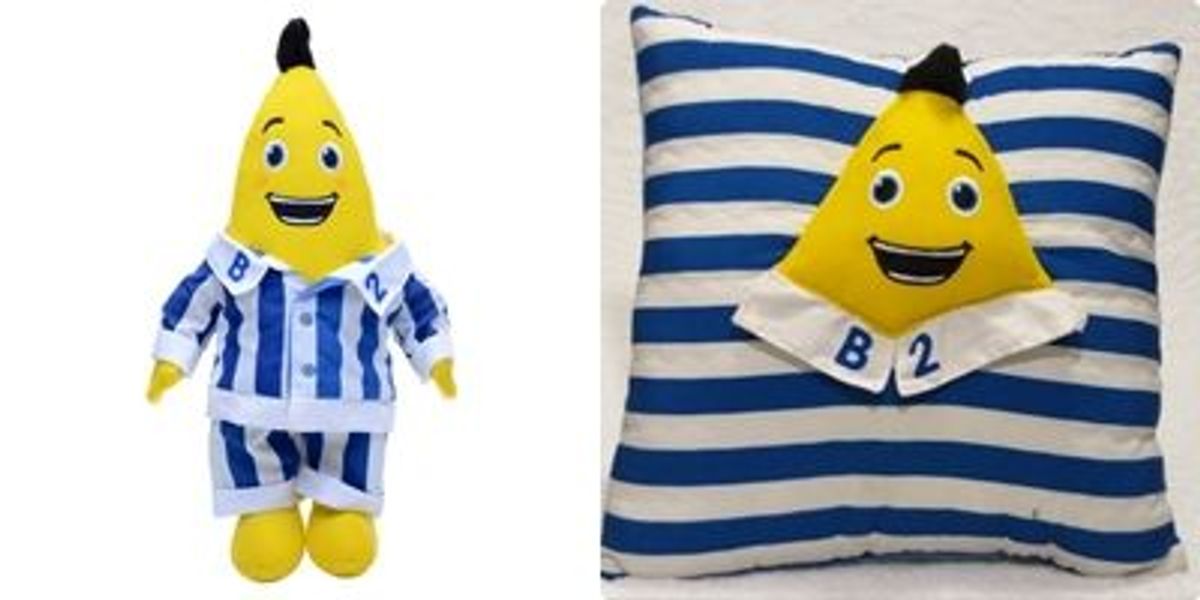 Kit Almofada Decorativa Bananas de Pijama/ B2 + 1 Banana de Pijama