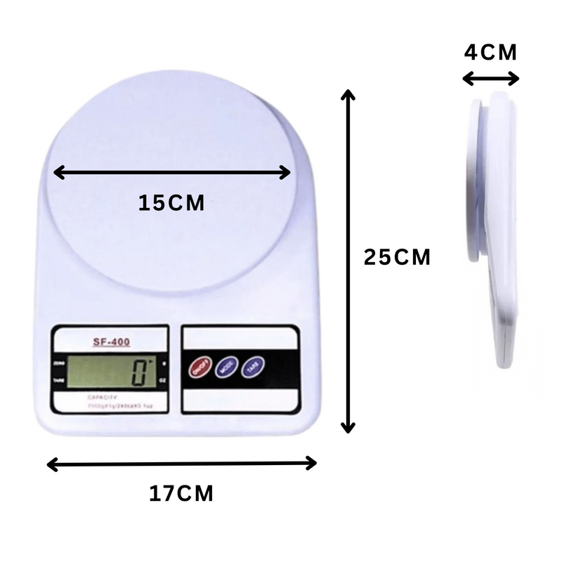 Kit Balança Cozinha Digital Alta Precisão 1g Até 10kg + Balança Colher Inox  Digital Cozinha Para Medição Até 500g : : Cozinha