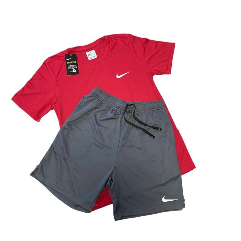 Kit Esportivo Camisa Dry Fit E Bermuda Tactel Mb Sport