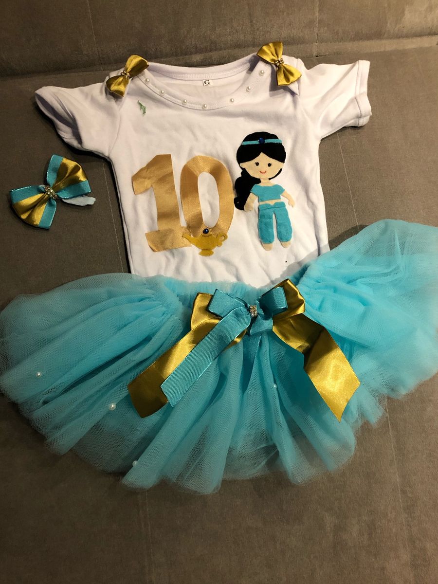 Kit Body Mesversario Princesa Jasmine E Princesa Merida Roupa Infantil Para Bebe Usado Enjoei