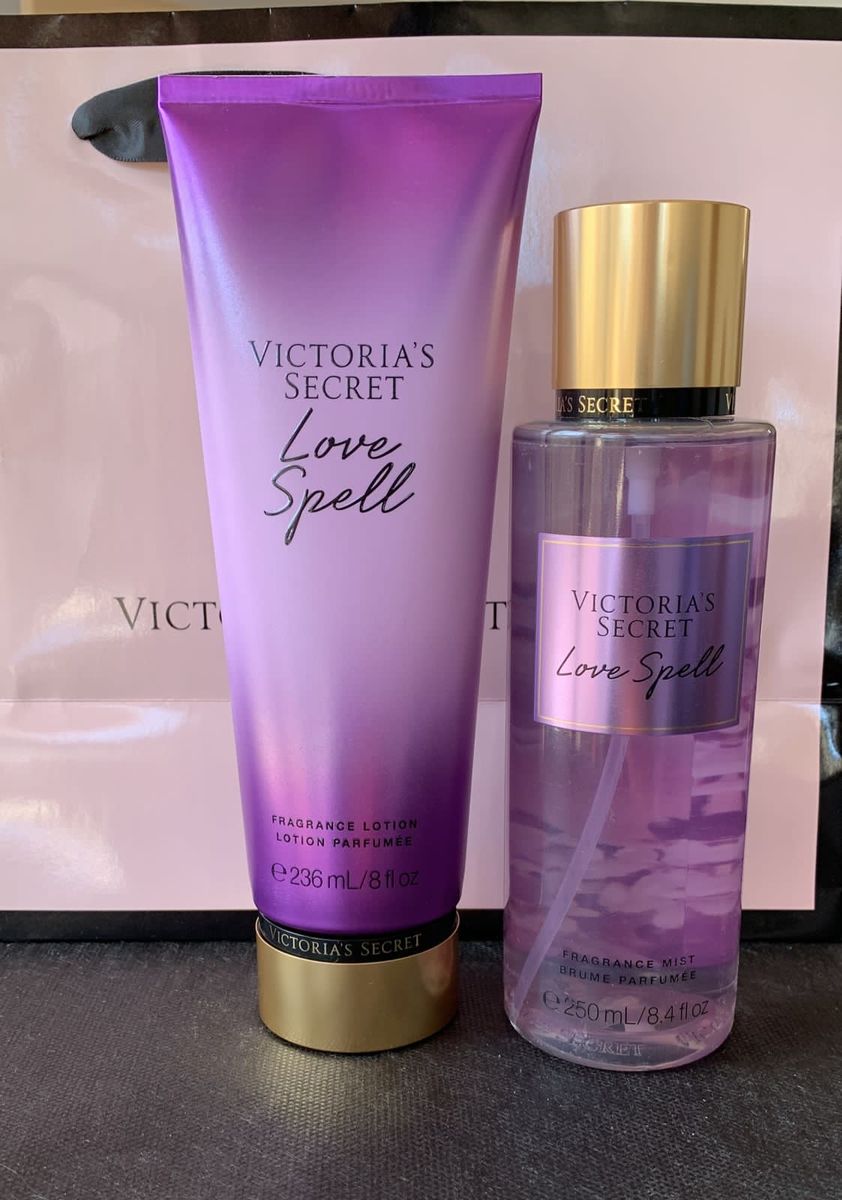 Kit Body Splash E Hidratante Love Spell Victoria S Secret Perfume