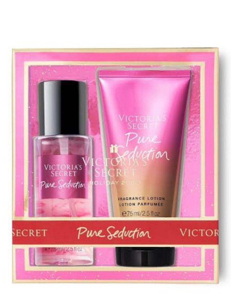 Kit Body Splash E Hidratante Pure Seduction Perfume Feminino Victorias Secret Nunca Usado