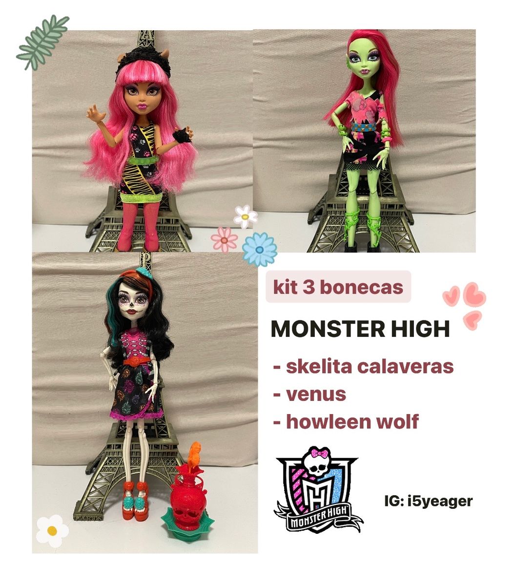 Kit Bonecas Monster High (Clássicas)