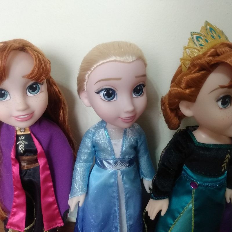Kit 2 Bonecas Frozen Elsa E Anna Importada Disney Store Eua