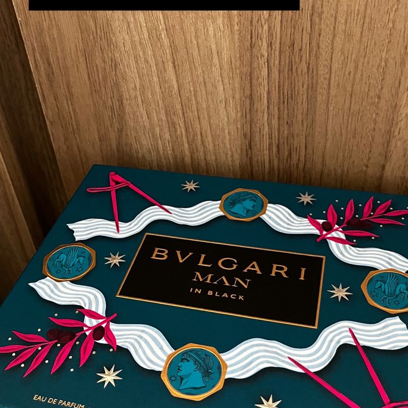 Kit Bvlgari Man In Black Parfum | Bvlgari Nunca Usado 104811067