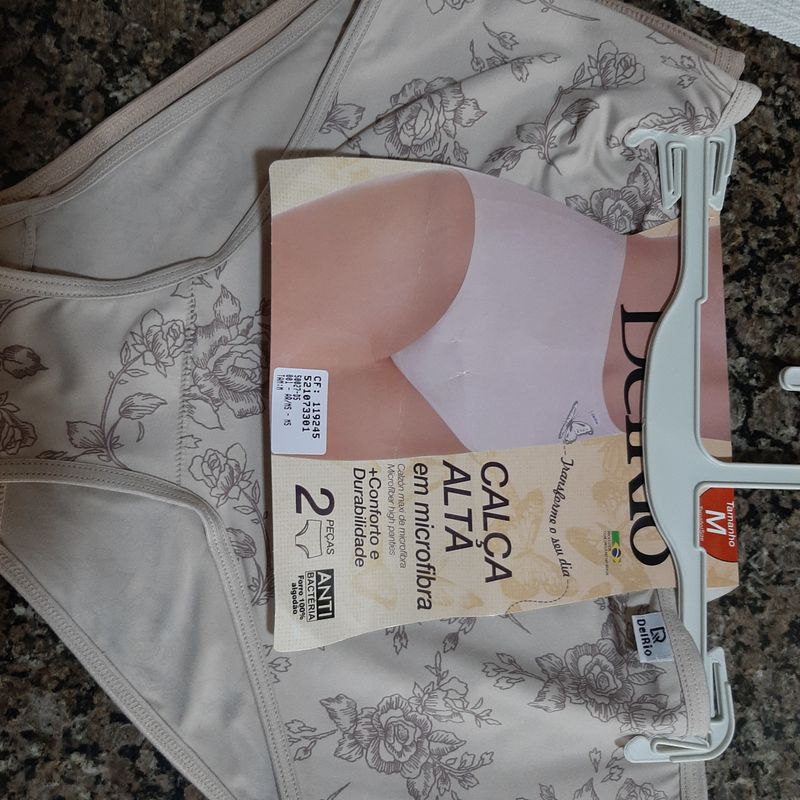 Kit Calcinha Del Rio Feminina 3 Peças Tanga - DELRIO - Calcinha