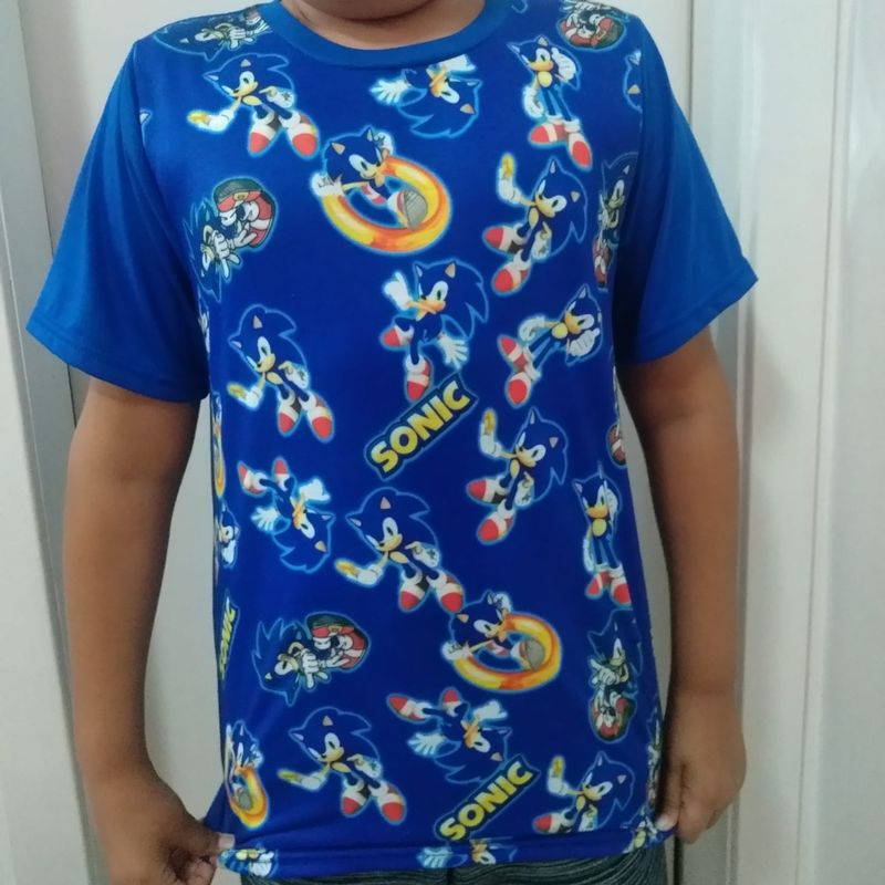 Kit Camiseta Sonic