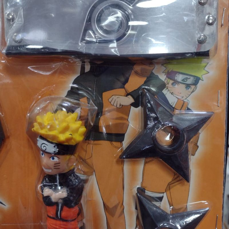 Cartela de Adesivos Resinados Bandana Naruto