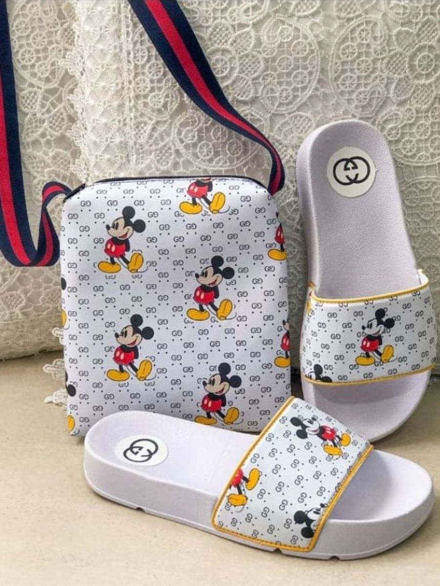 sandalia do mickey feminina
