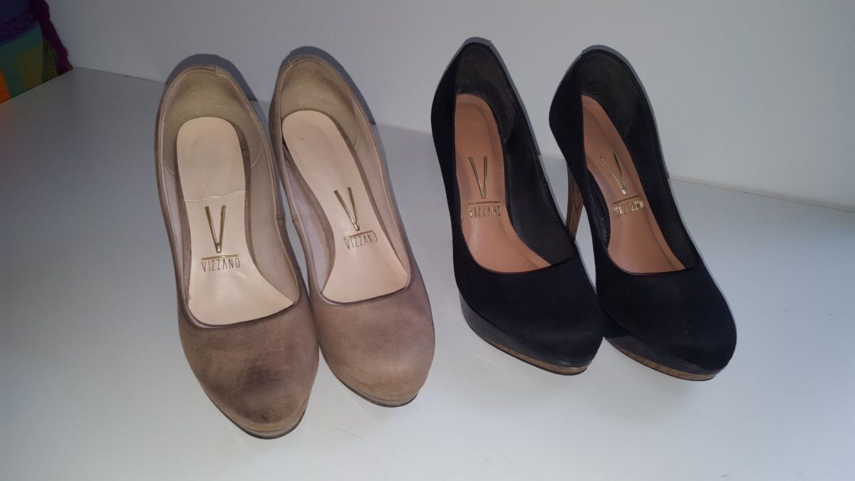 vizzano scarpin meia pata