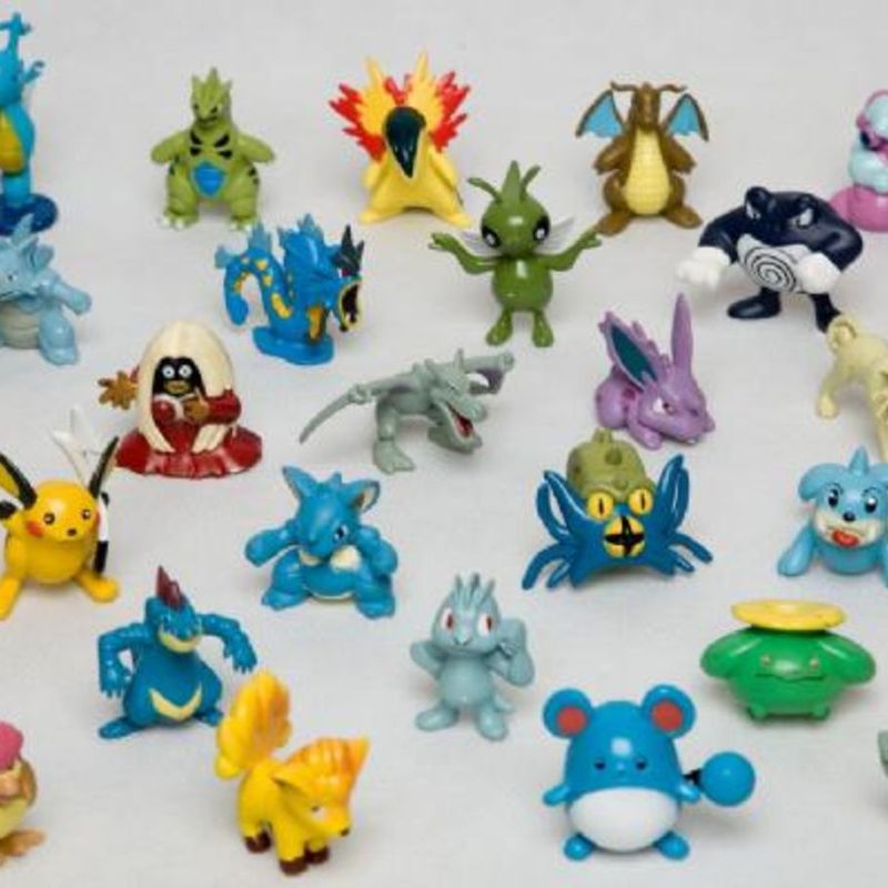 2 Miniaturas Pokémon Brinquedo Coleção Infantil Criança