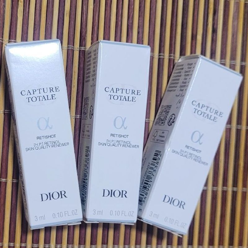 Kit com 3 Bisnagas, 3 Ml Cada - Retinol Dior Capture Totale