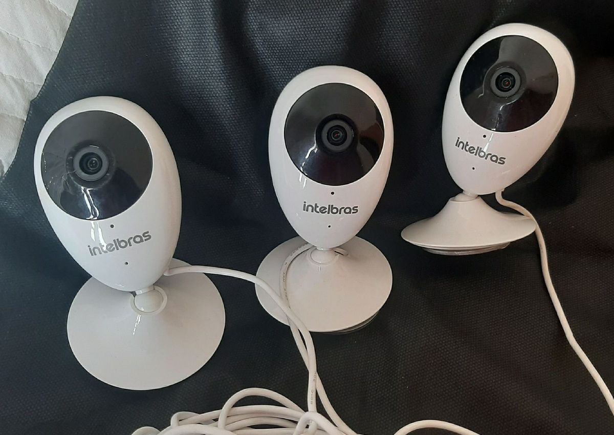 Kit com 3 Câmeras de Segurança ... Capta Som e Imagem Colorida e É ...